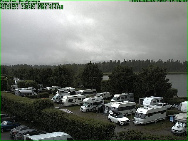 Archiv Foto Webcam Campingplatz am Hopfensee