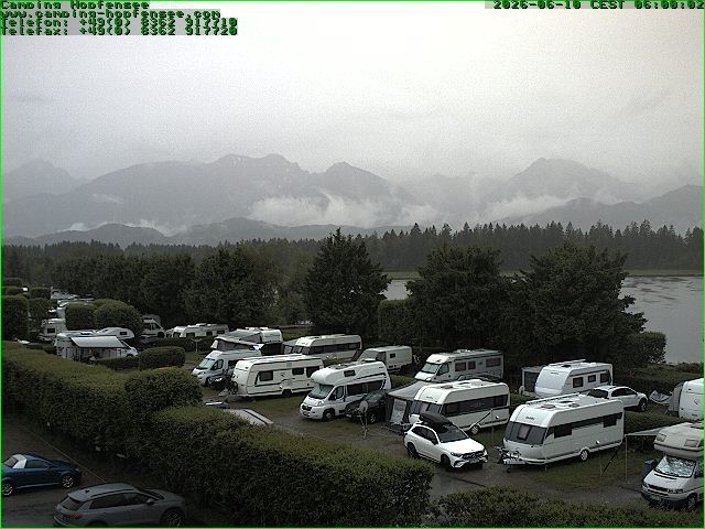 Archiv Foto Webcam Campingplatz am Hopfensee