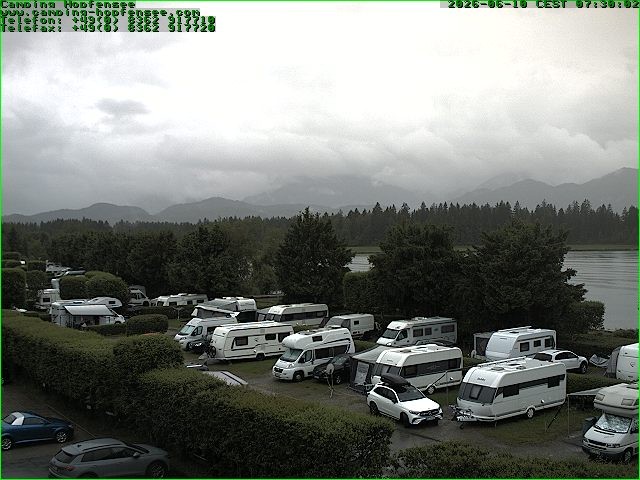 Archiv Foto Webcam Campingplatz am Hopfensee