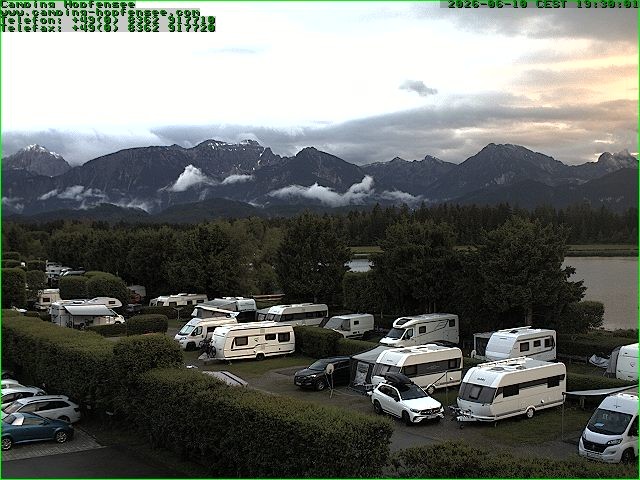 Archiv Foto Webcam Campingplatz am Hopfensee