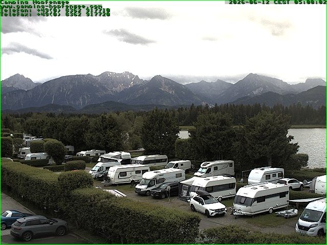 Archiv Foto Webcam Campingplatz am Hopfensee