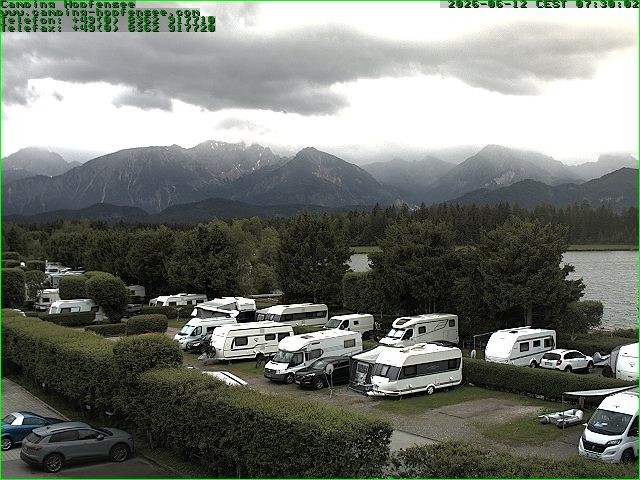 Archiv Foto Webcam Campingplatz am Hopfensee