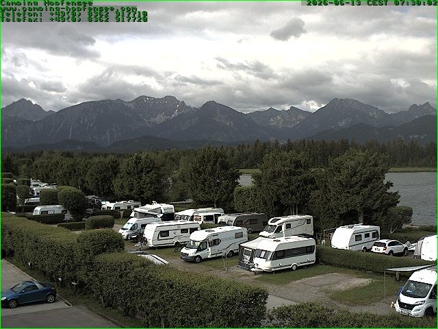 Archived image Webcam Camsite at Hopfensee