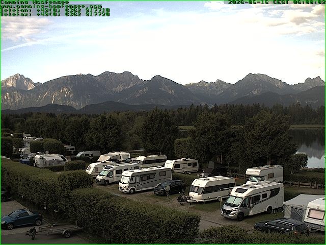 Archiv Foto Webcam Campingplatz am Hopfensee