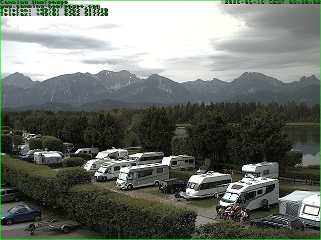 Archiv Foto Webcam Campingplatz am Hopfensee