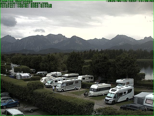 Archived image Webcam Camsite at Hopfensee