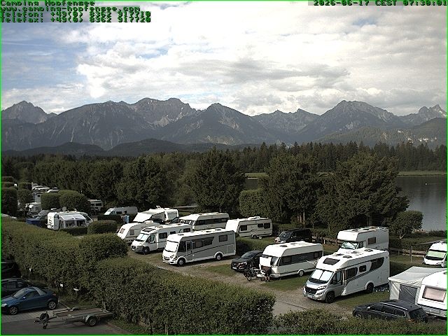 Archiv Foto Webcam Campingplatz am Hopfensee