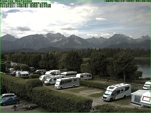 Archiv Foto Webcam Campingplatz am Hopfensee