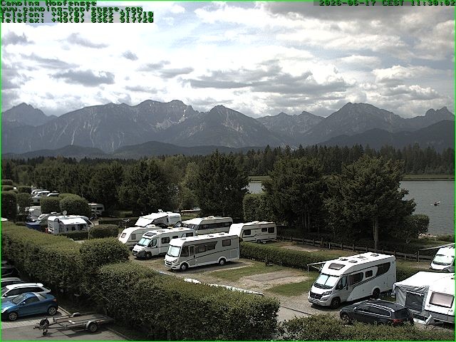 Archiv Foto Webcam Campingplatz am Hopfensee
