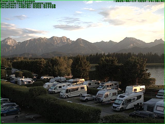 Archiv Foto Webcam Campingplatz am Hopfensee