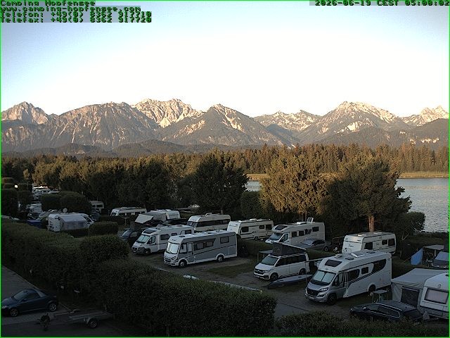 Archiv Foto Webcam Campingplatz am Hopfensee