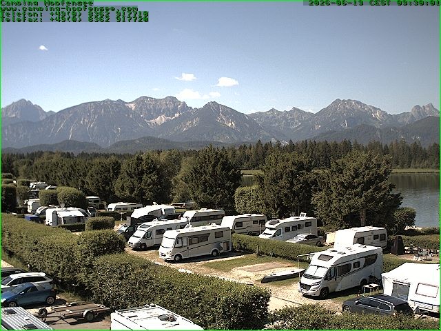 Archiv Foto Webcam Campingplatz am Hopfensee
