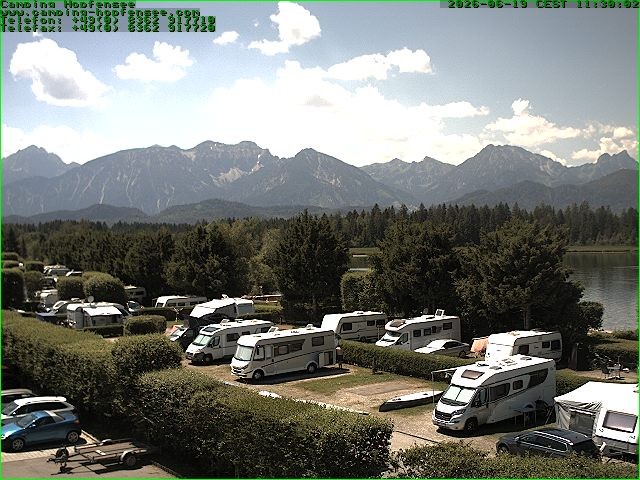 Archiv Foto Webcam Campingplatz am Hopfensee