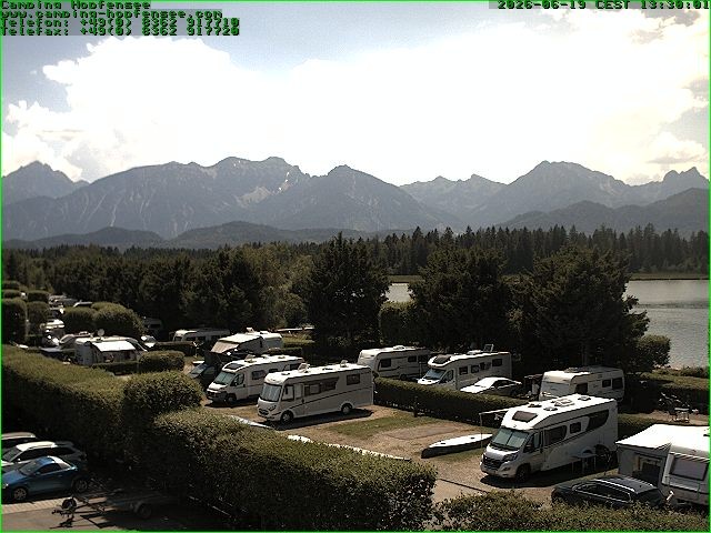 Archiv Foto Webcam Campingplatz am Hopfensee