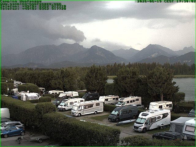 Archiv Foto Webcam Campingplatz am Hopfensee