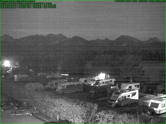 Archived image Webcam Camsite at Hopfensee