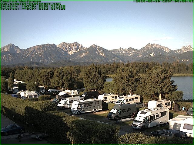Archiv Foto Webcam Campingplatz am Hopfensee
