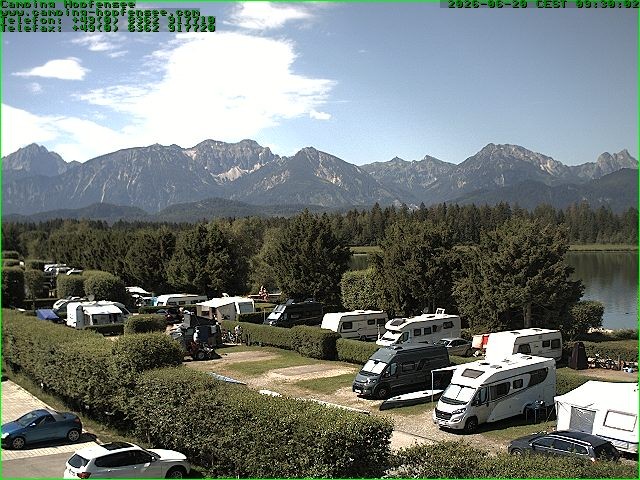 Archiv Foto Webcam Campingplatz am Hopfensee