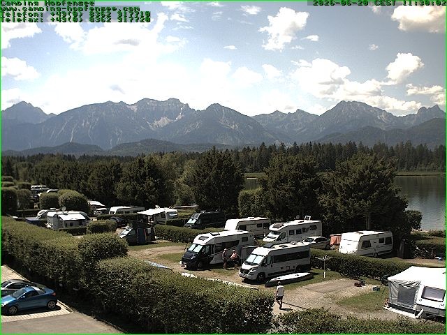 Archiv Foto Webcam Campingplatz am Hopfensee