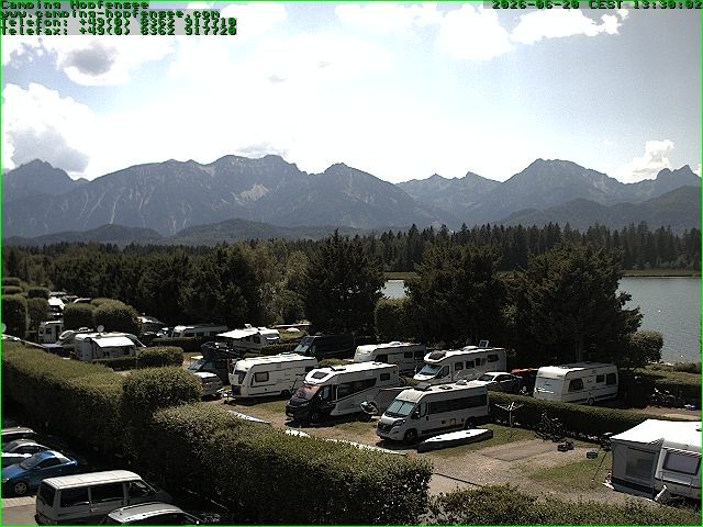 Archiv Foto Webcam Campingplatz am Hopfensee