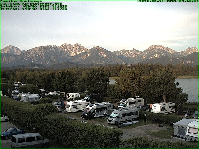 Archiv Foto Webcam Campingplatz am Hopfensee