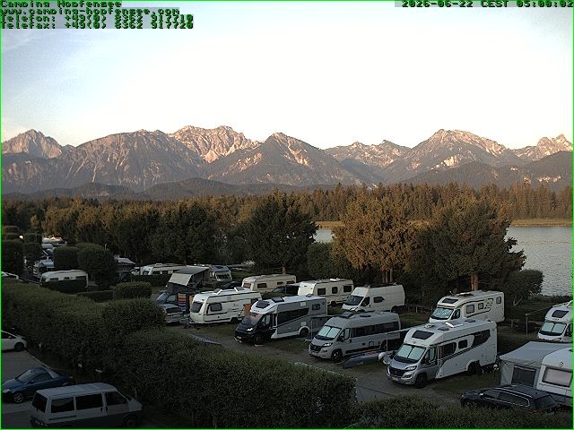 Archiv Foto Webcam Campingplatz am Hopfensee