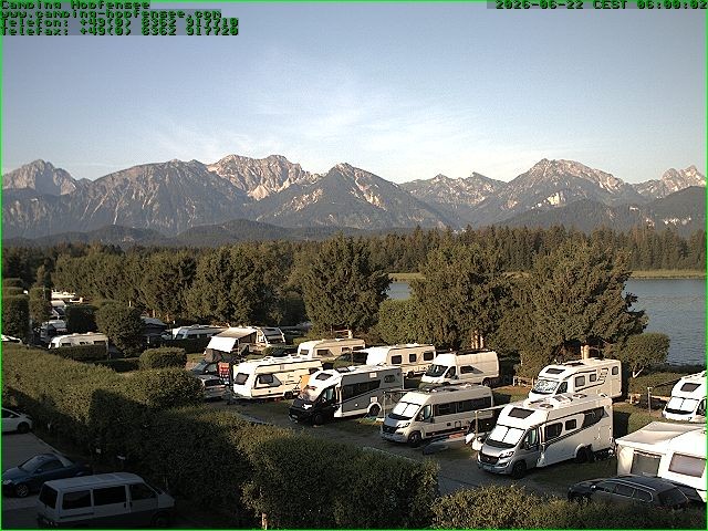 Archiv Foto Webcam Campingplatz am Hopfensee