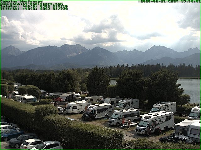Archiv Foto Webcam Campingplatz am Hopfensee