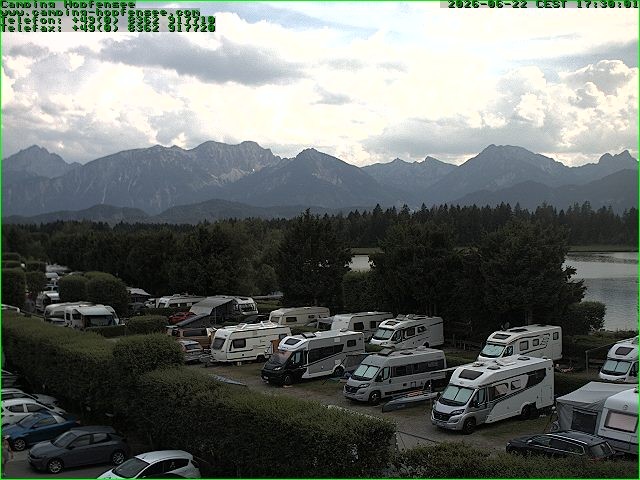Archiv Foto Webcam Campingplatz am Hopfensee