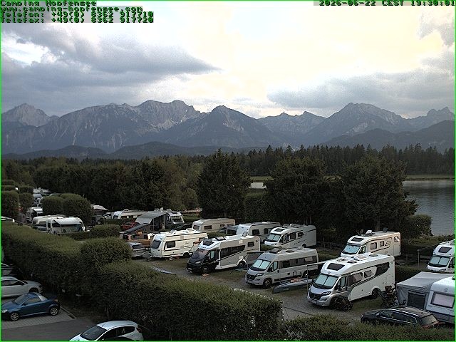 Archiv Foto Webcam Campingplatz am Hopfensee