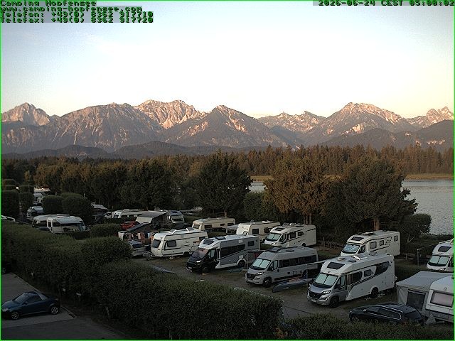Archiv Foto Webcam Campingplatz am Hopfensee