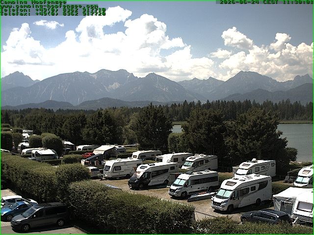 Archiv Foto Webcam Campingplatz am Hopfensee