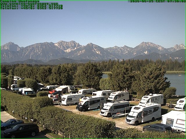 Archiv Foto Webcam Campingplatz am Hopfensee