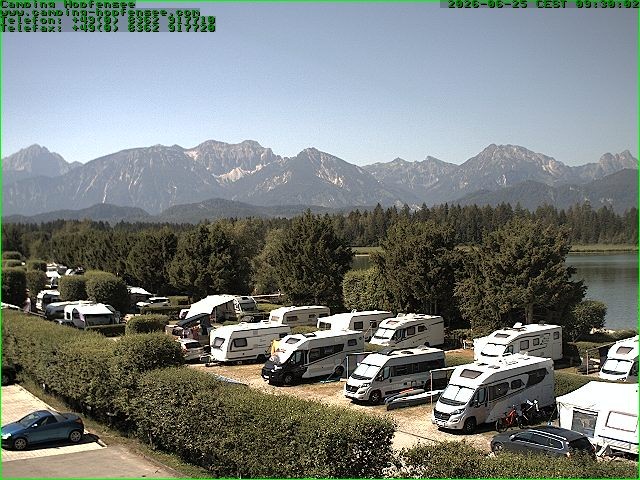 Archiv Foto Webcam Campingplatz am Hopfensee