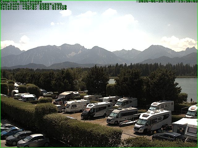 Archiv Foto Webcam Campingplatz am Hopfensee