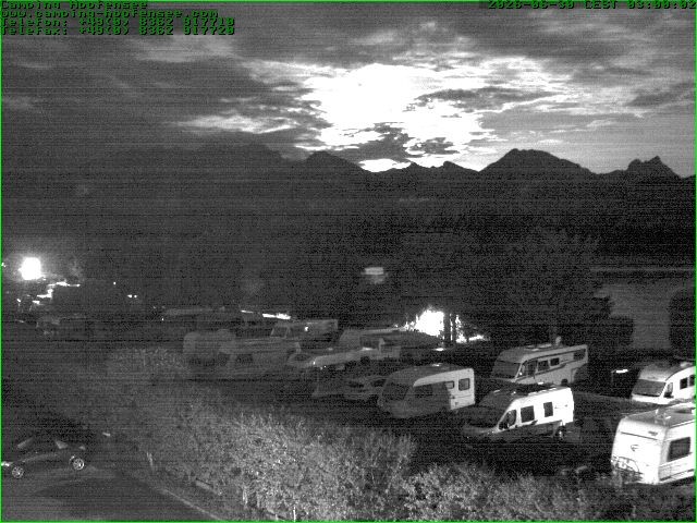 Archiv Foto Webcam Campingplatz am Hopfensee