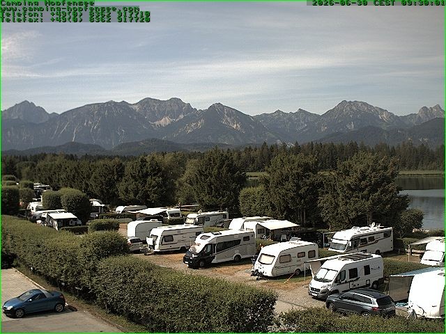 Archiv Foto Webcam Campingplatz am Hopfensee