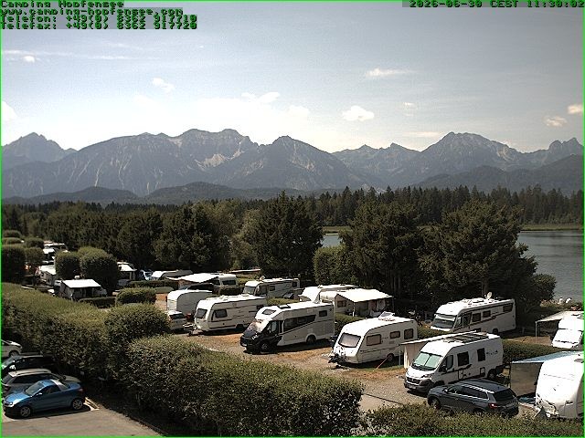 Archiv Foto Webcam Campingplatz am Hopfensee