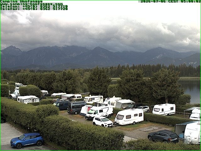 Archiv Foto Webcam Campingplatz am Hopfensee