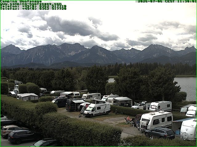 Archiv Foto Webcam Campingplatz am Hopfensee