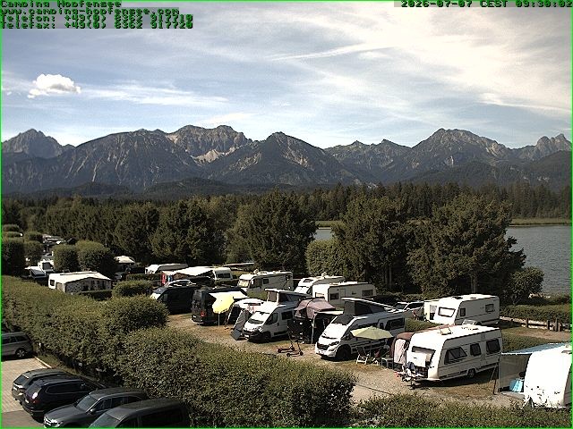 Archived image Webcam Camsite at Hopfensee