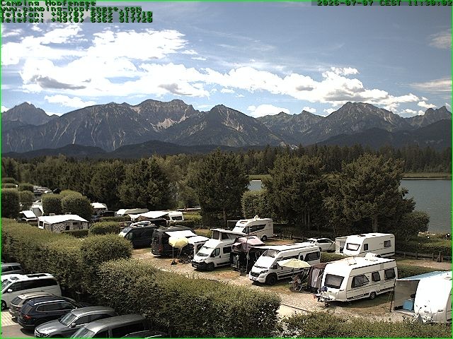Archived image Webcam Camsite at Hopfensee
