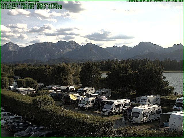 Archived image Webcam Camsite at Hopfensee