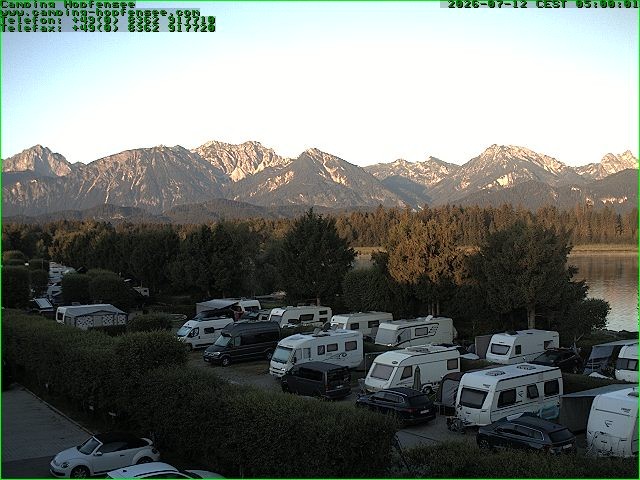 Archiv Foto Webcam Campingplatz am Hopfensee