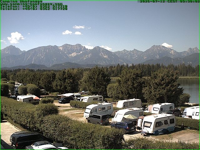 Archiv Foto Webcam Campingplatz am Hopfensee