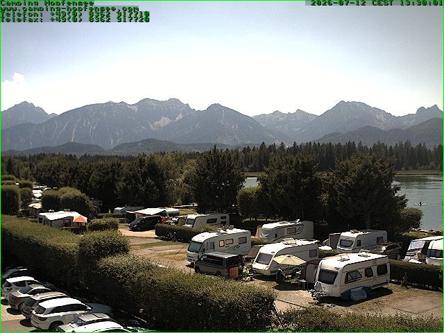 Archiv Foto Webcam Campingplatz am Hopfensee