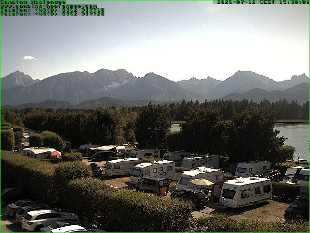 Archiv Foto Webcam Campingplatz am Hopfensee