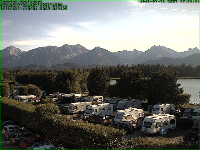 Archiv Foto Webcam Campingplatz am Hopfensee