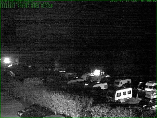 Archiv Foto Webcam Campingplatz am Hopfensee