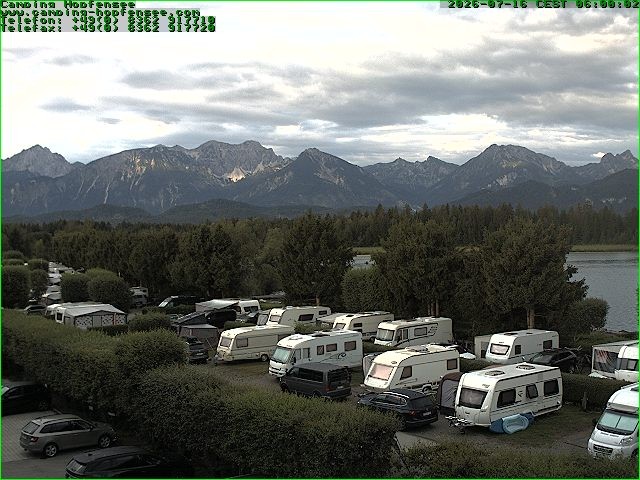 Archiv Foto Webcam Campingplatz am Hopfensee